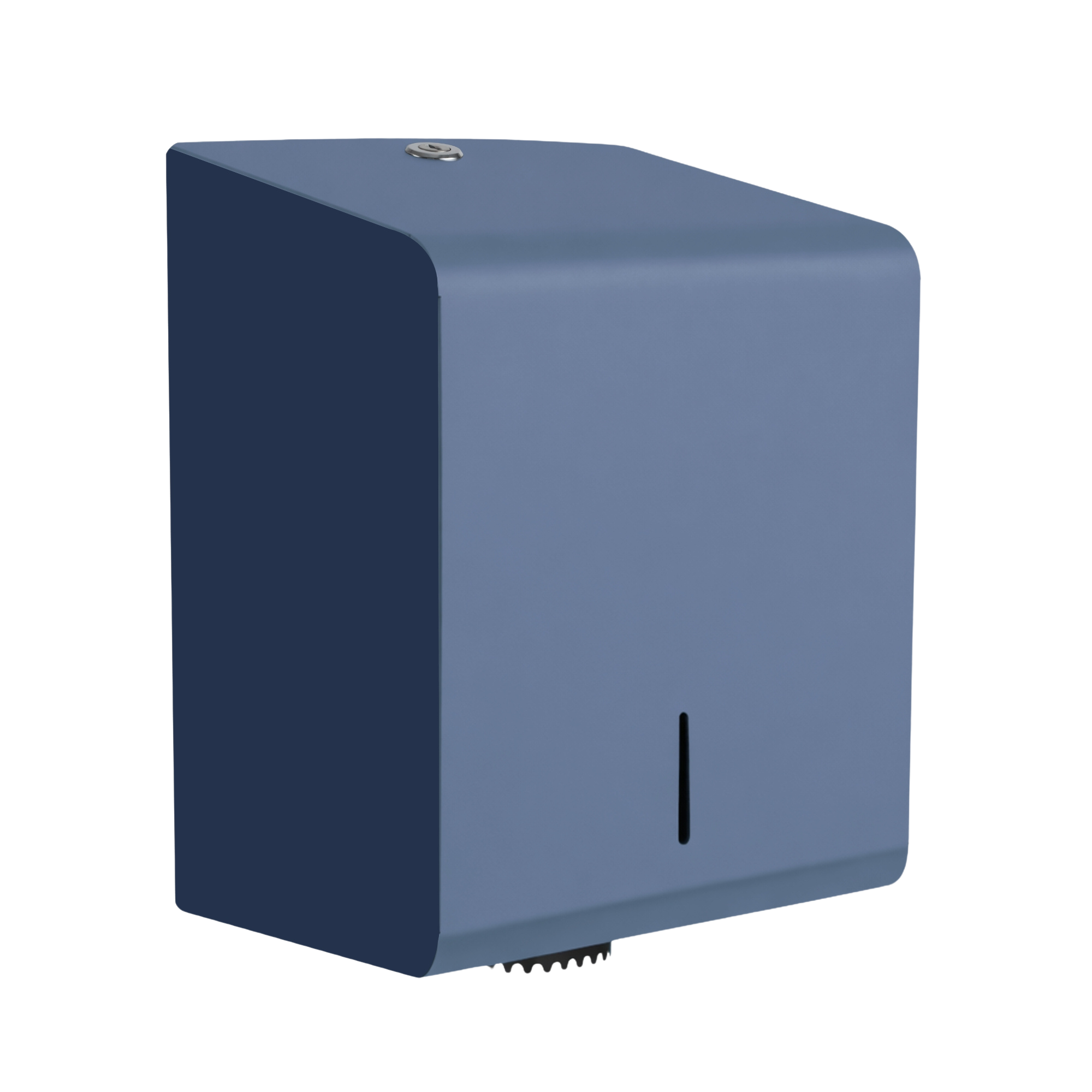 Papieren dispenser voor centrefeed rollen van staal