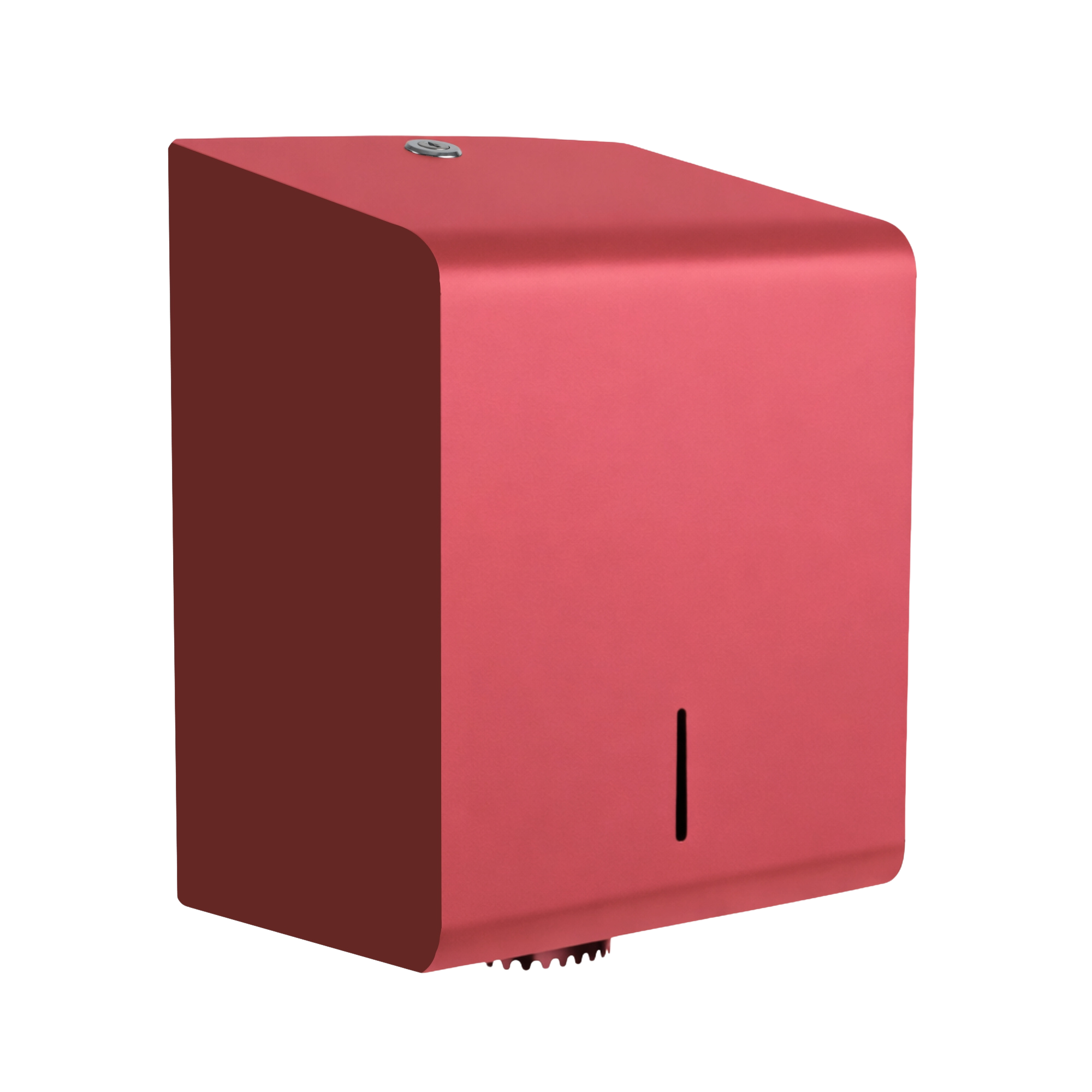 Papieren dispenser voor centrefeed rollen van staal