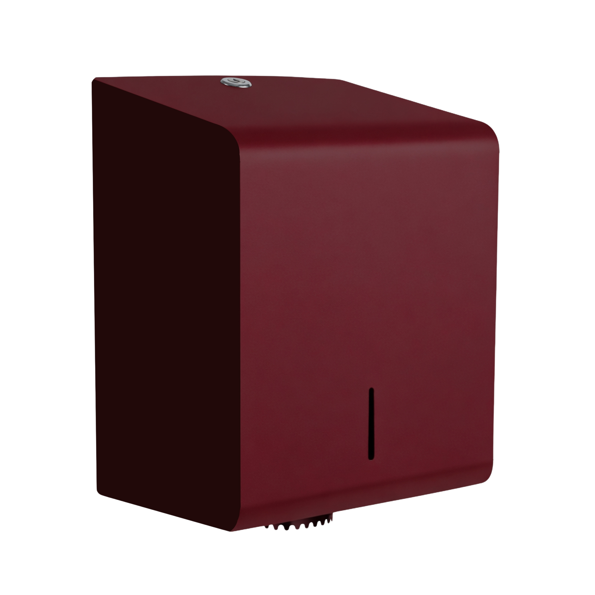 Papieren dispenser voor centrefeed rollen van staal