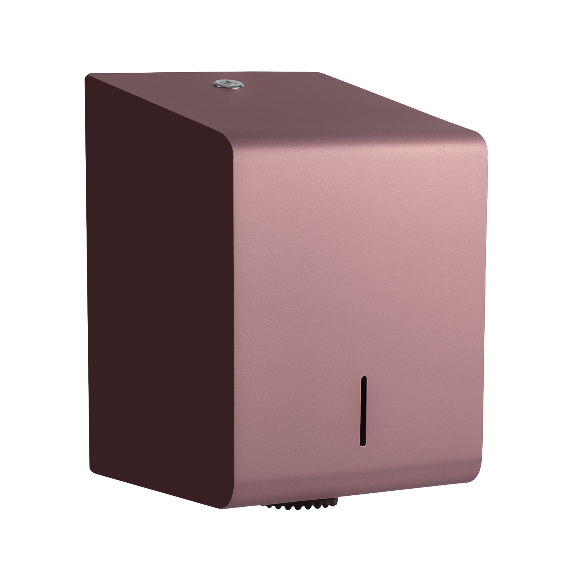 Papieren dispenser voor centrefeed rollen van staal