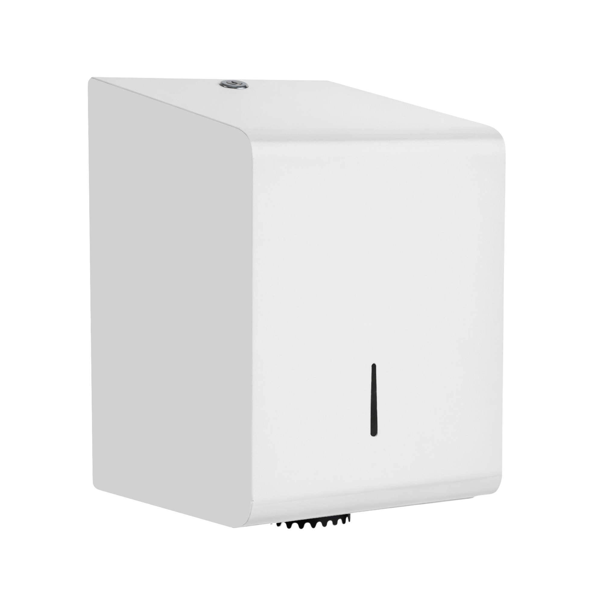 Papieren dispenser voor centrefeed rollen van staal