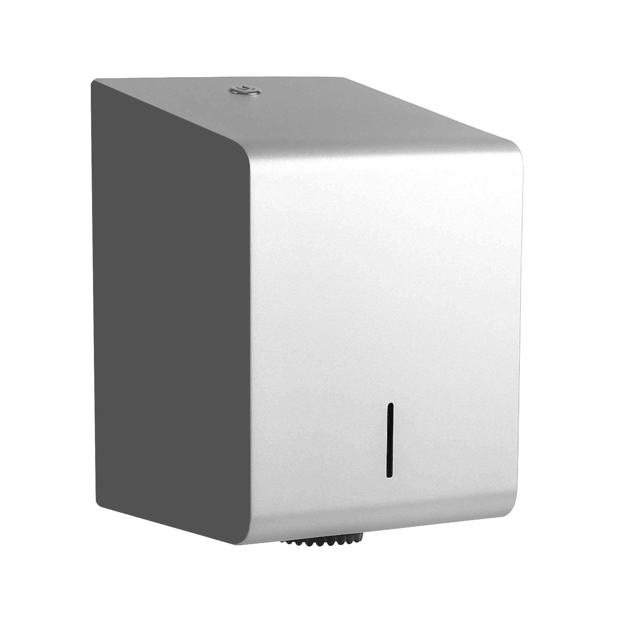 Papieren dispenser voor centrefeed rollen van staal