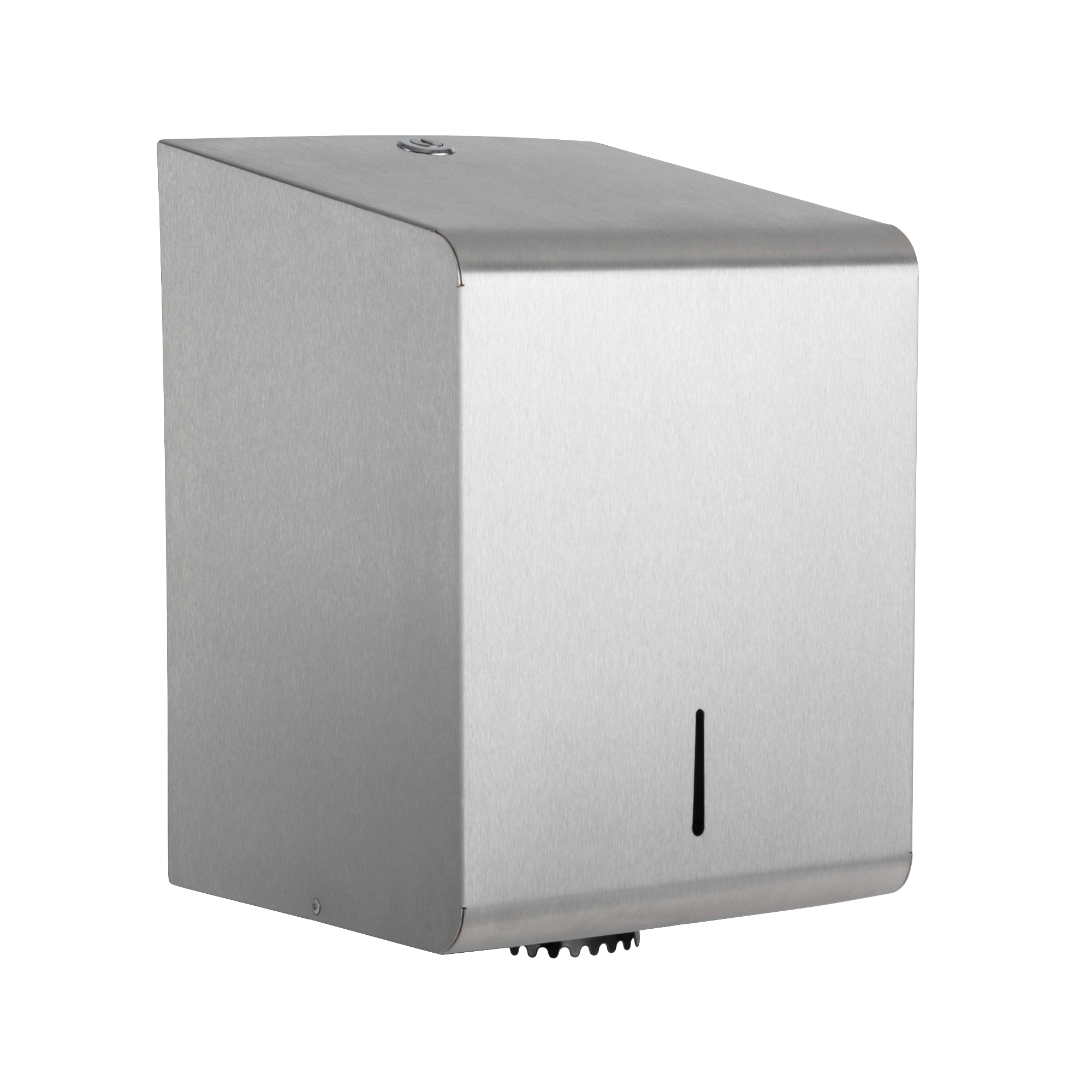 Papieren dispenser voor centrefeed rollen van staal