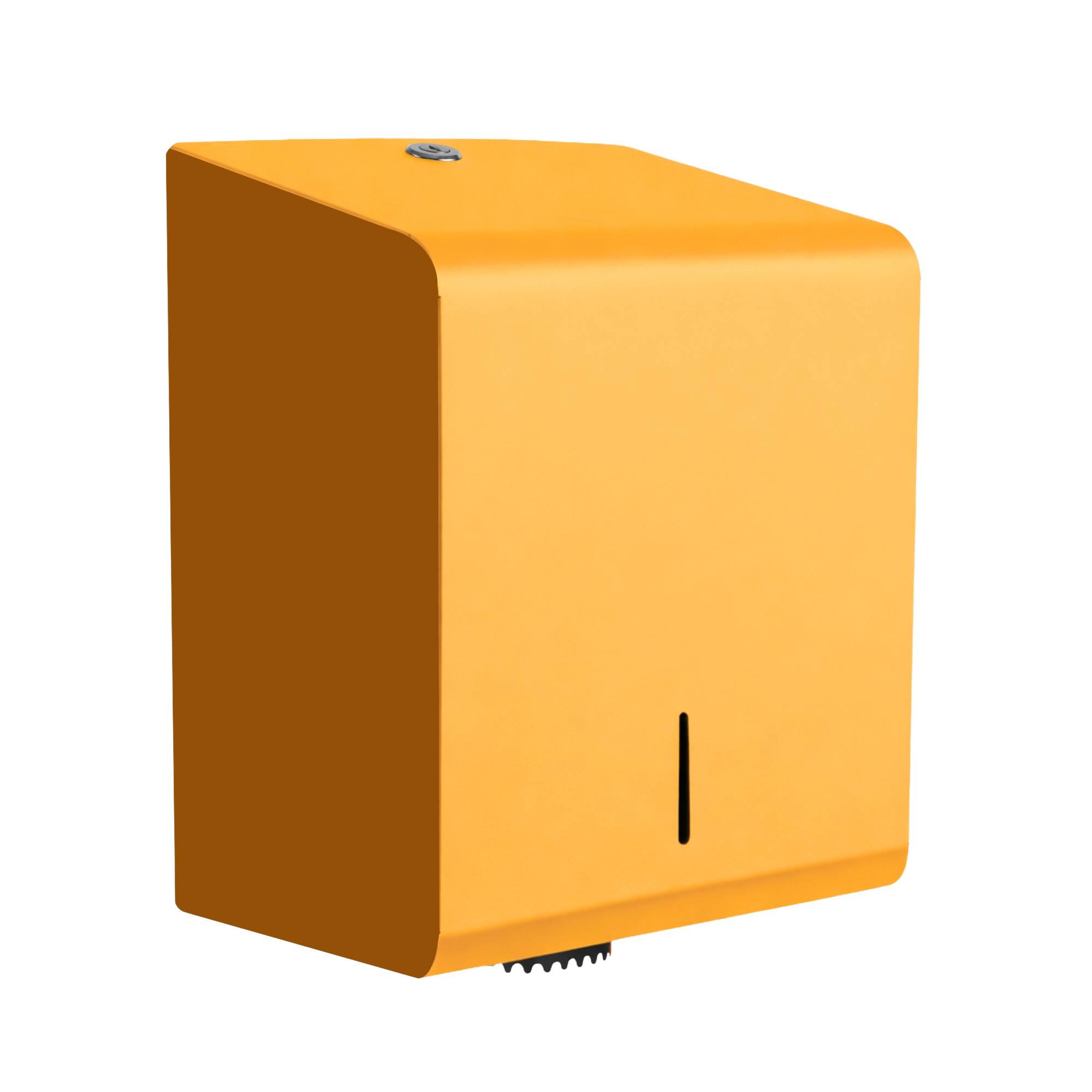 Papieren dispenser voor centrefeed rollen van staal