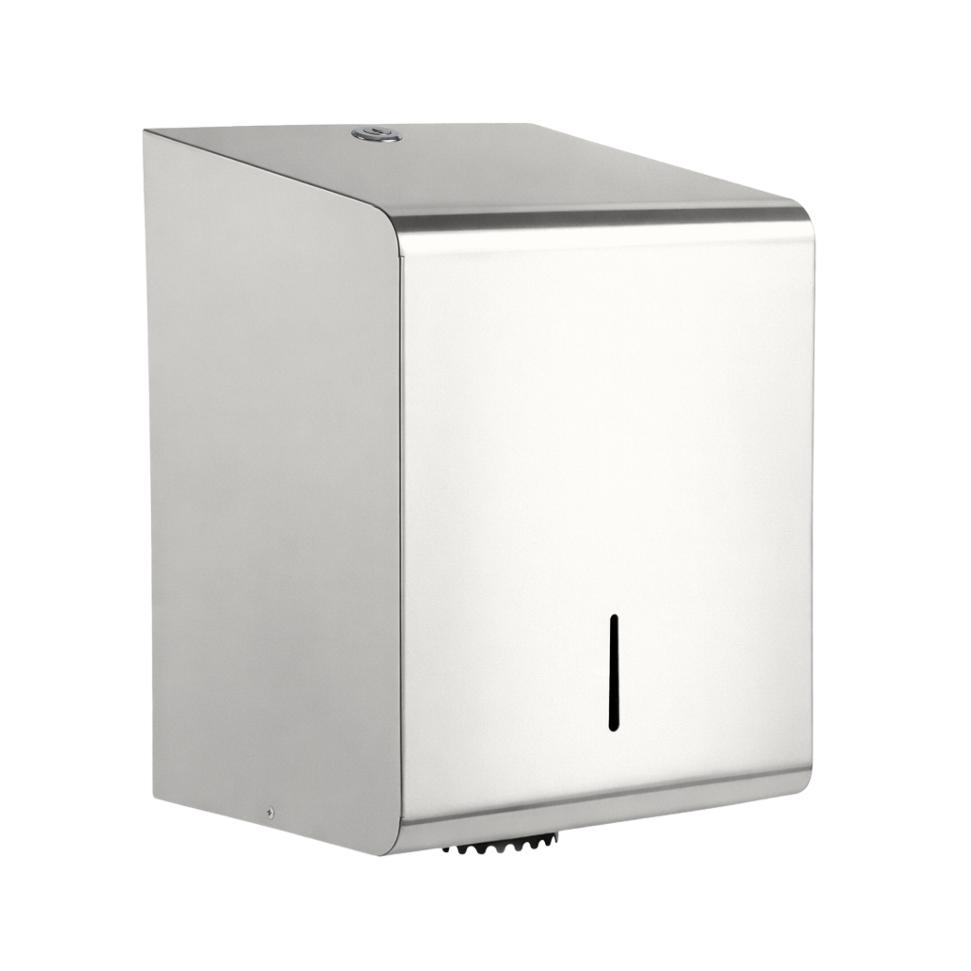 Papieren dispenser voor centrefeed rollen van staal