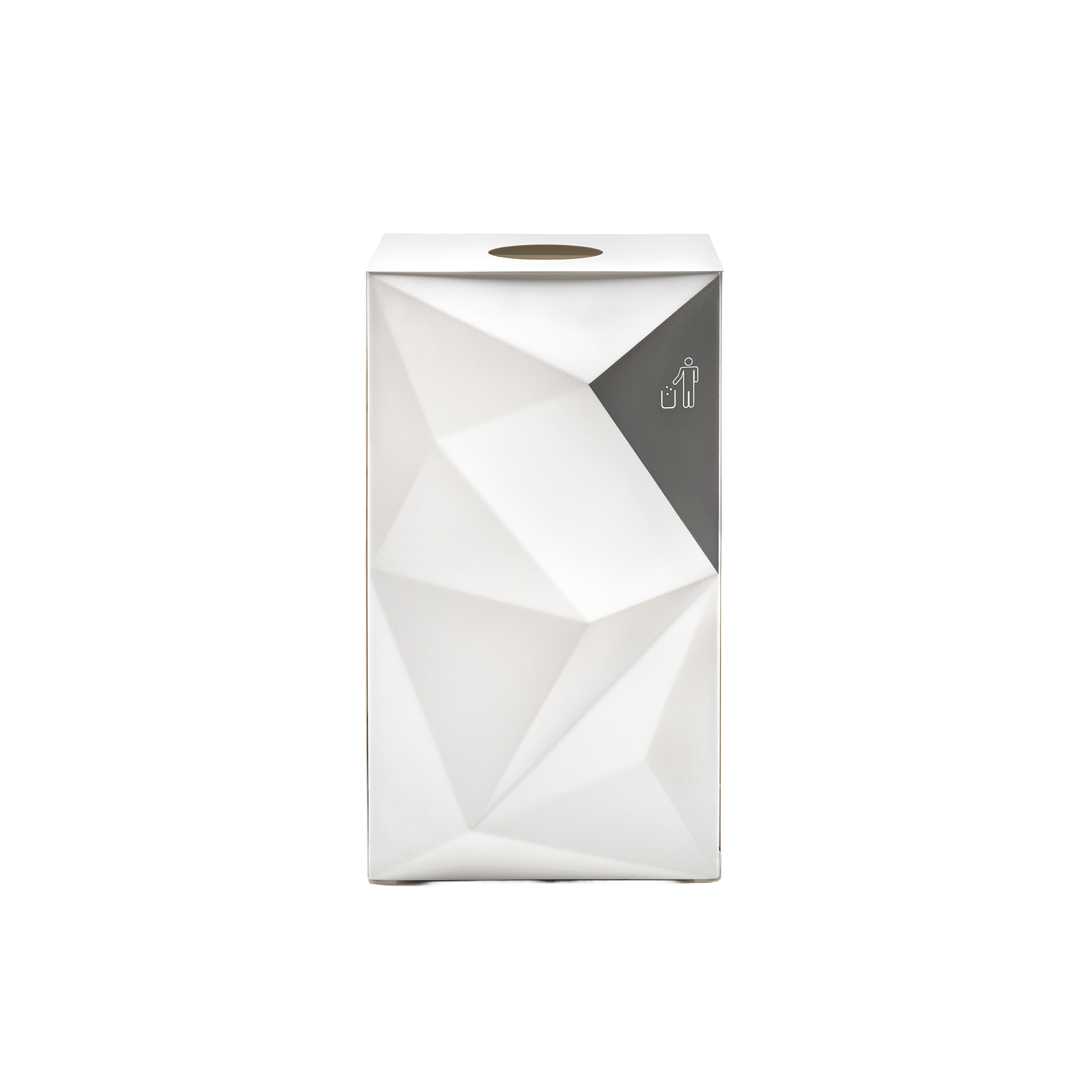 Vevey afvalcontainer in minimalistisch design