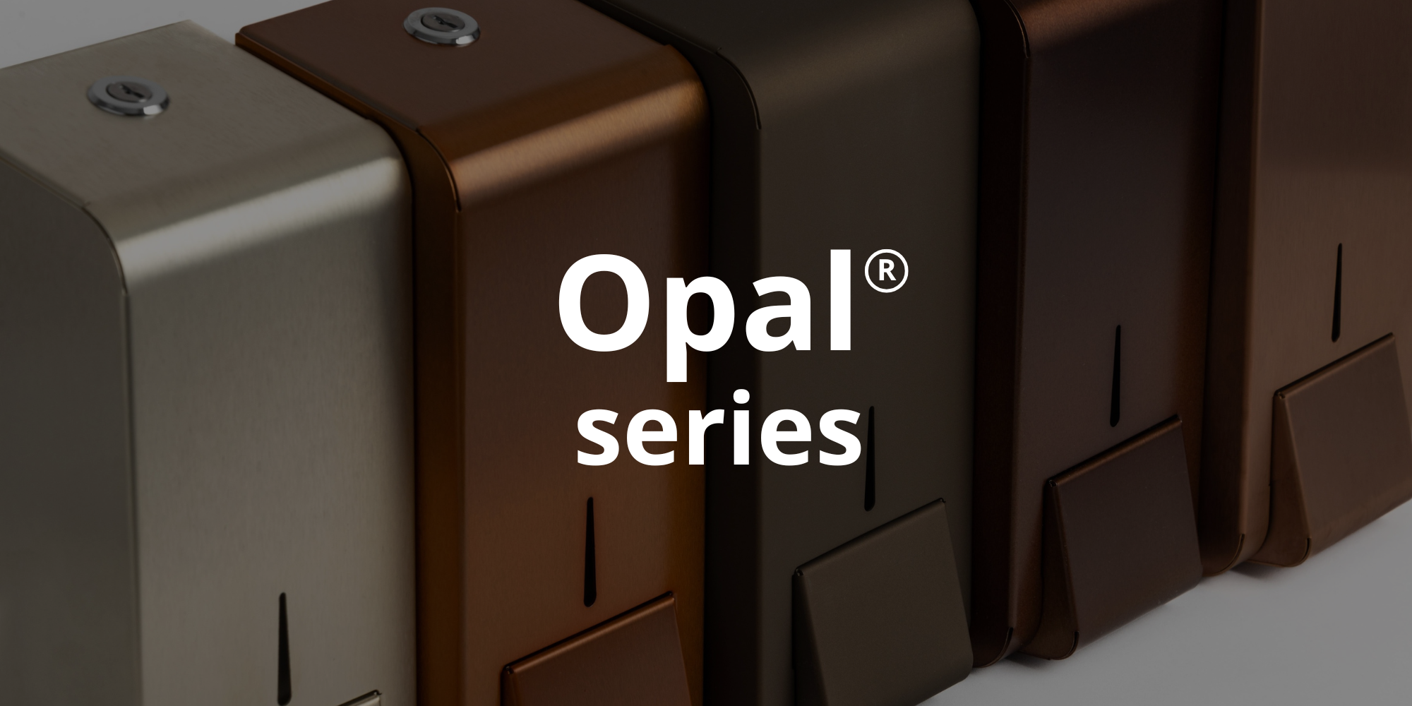 Brand banner af Opal serien med Opal serien logo