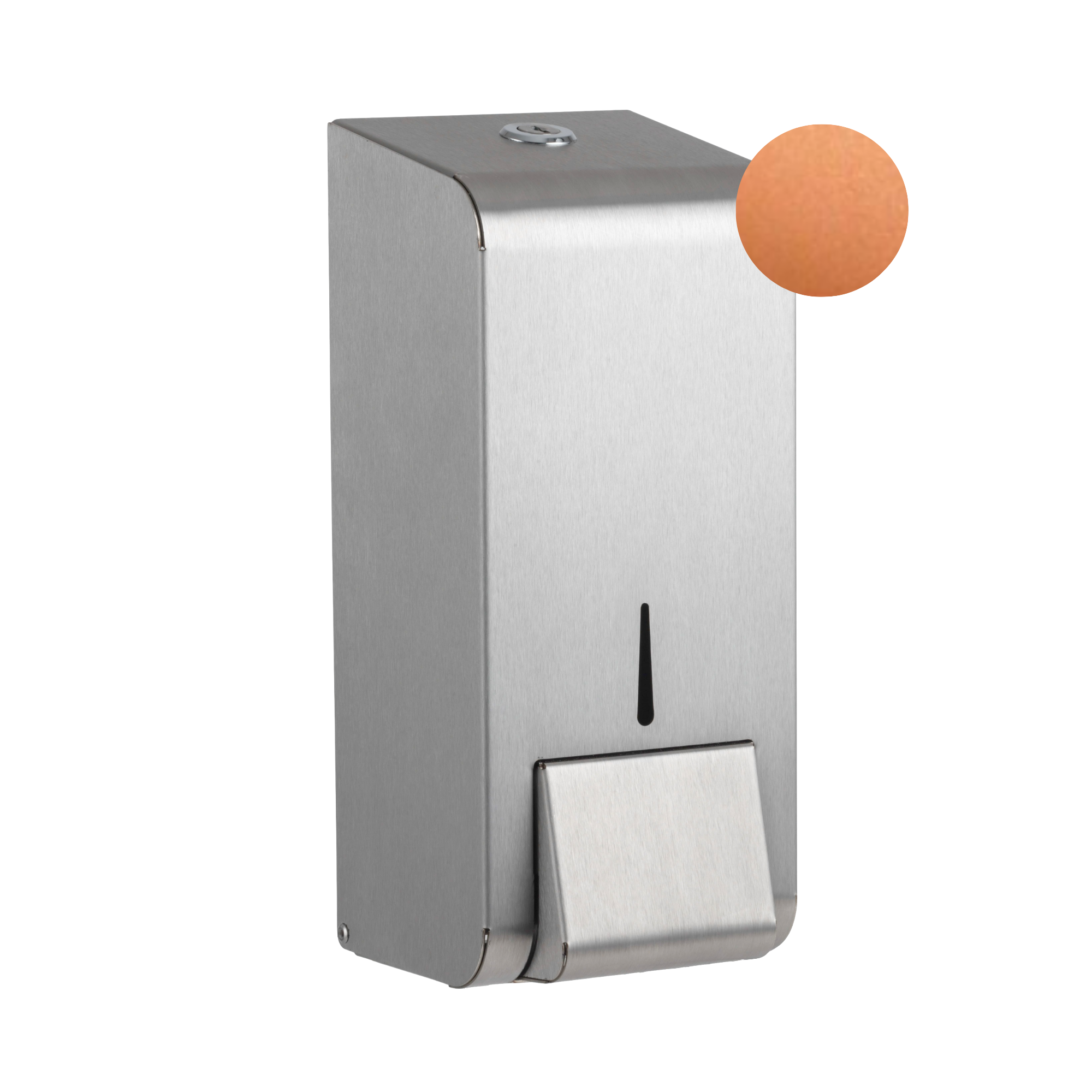 Zeepdispenser van staal