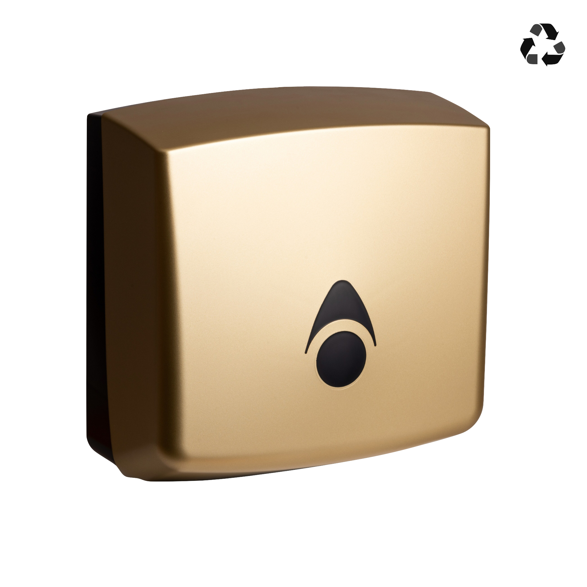 Papieren dispenser in matte afwerking