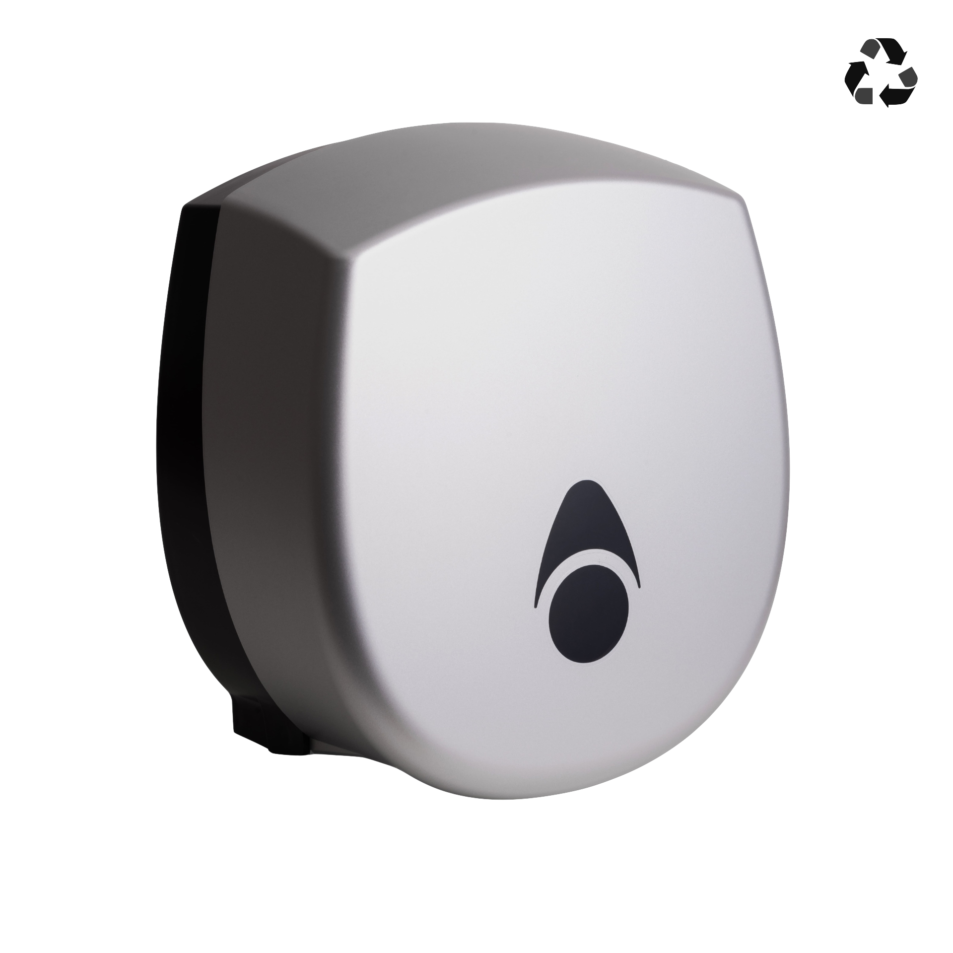 Jumbo toiletrolhouder in matte afwerking