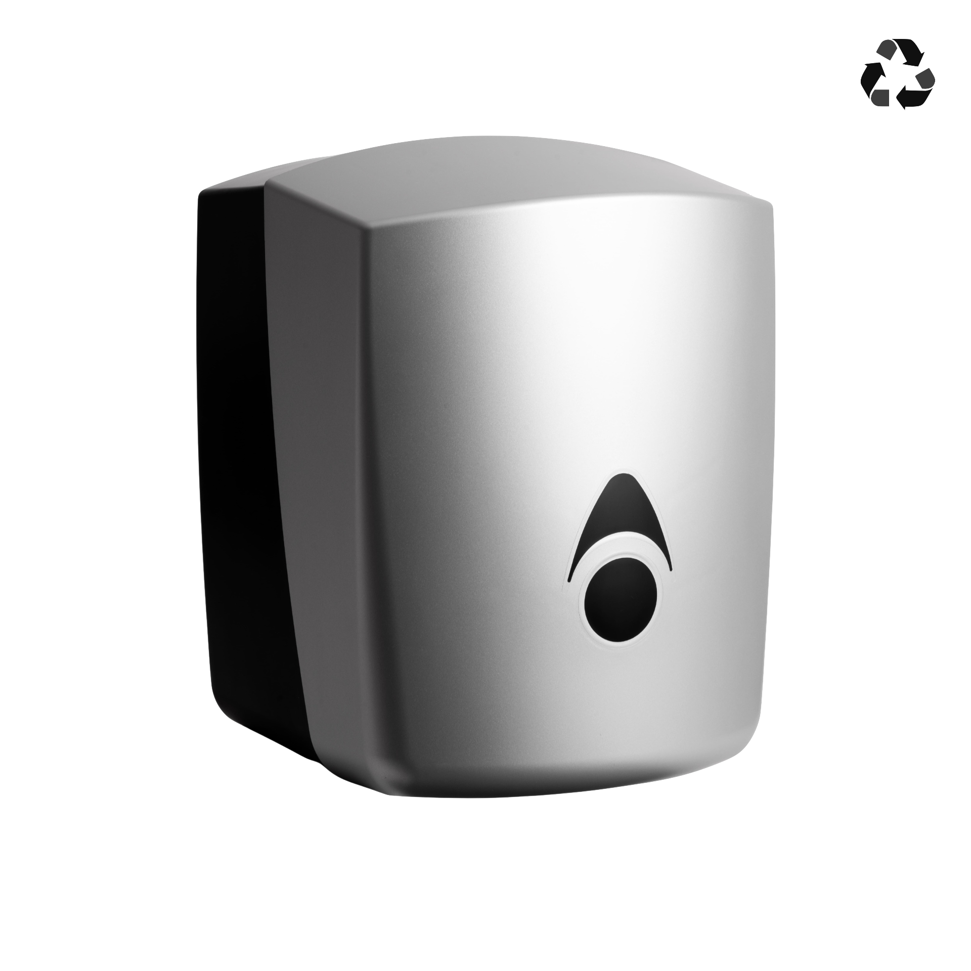 Papieren dispenser voor centrefeed rollen in matte afwerking