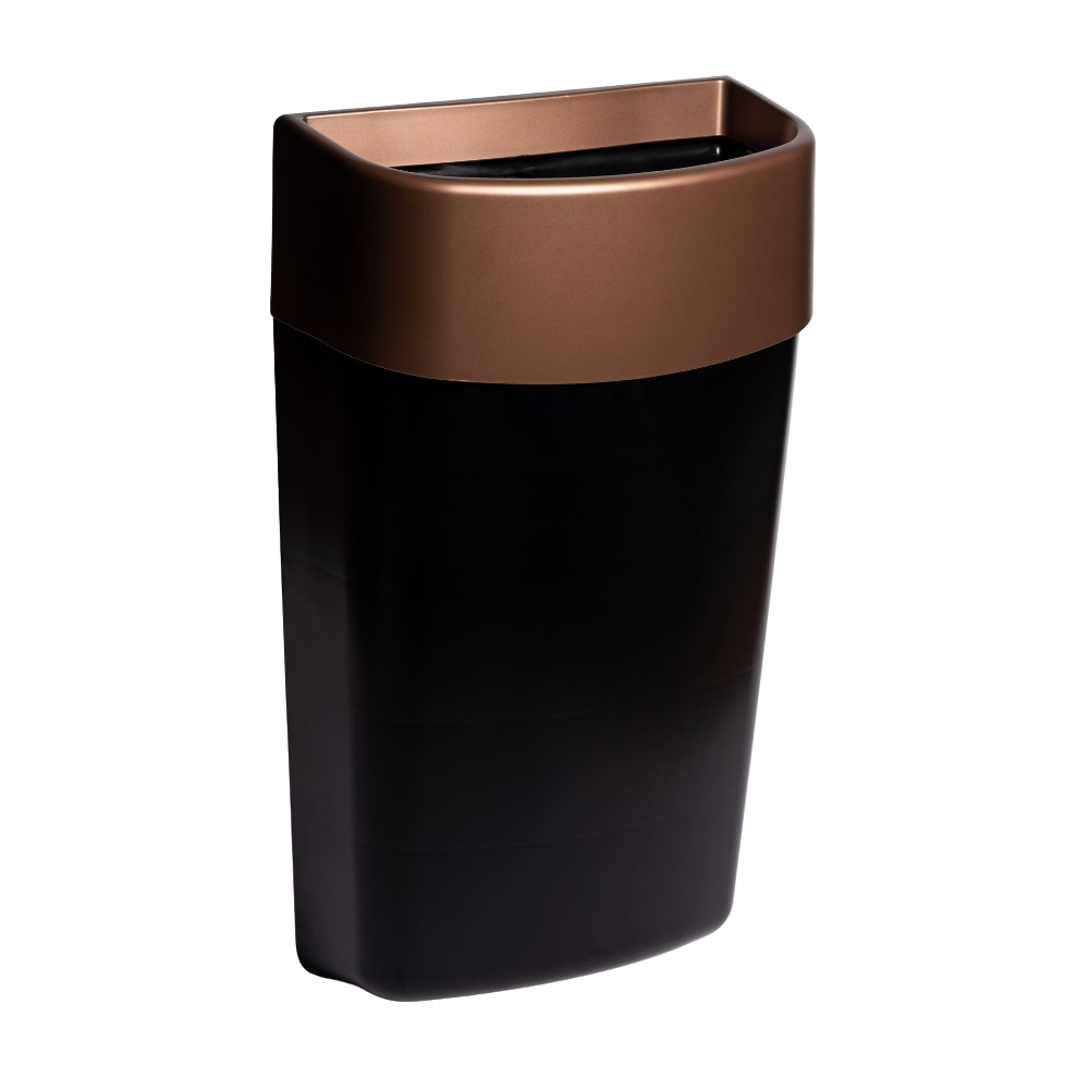 Afvalcontainer 25 liter in matte afwerking