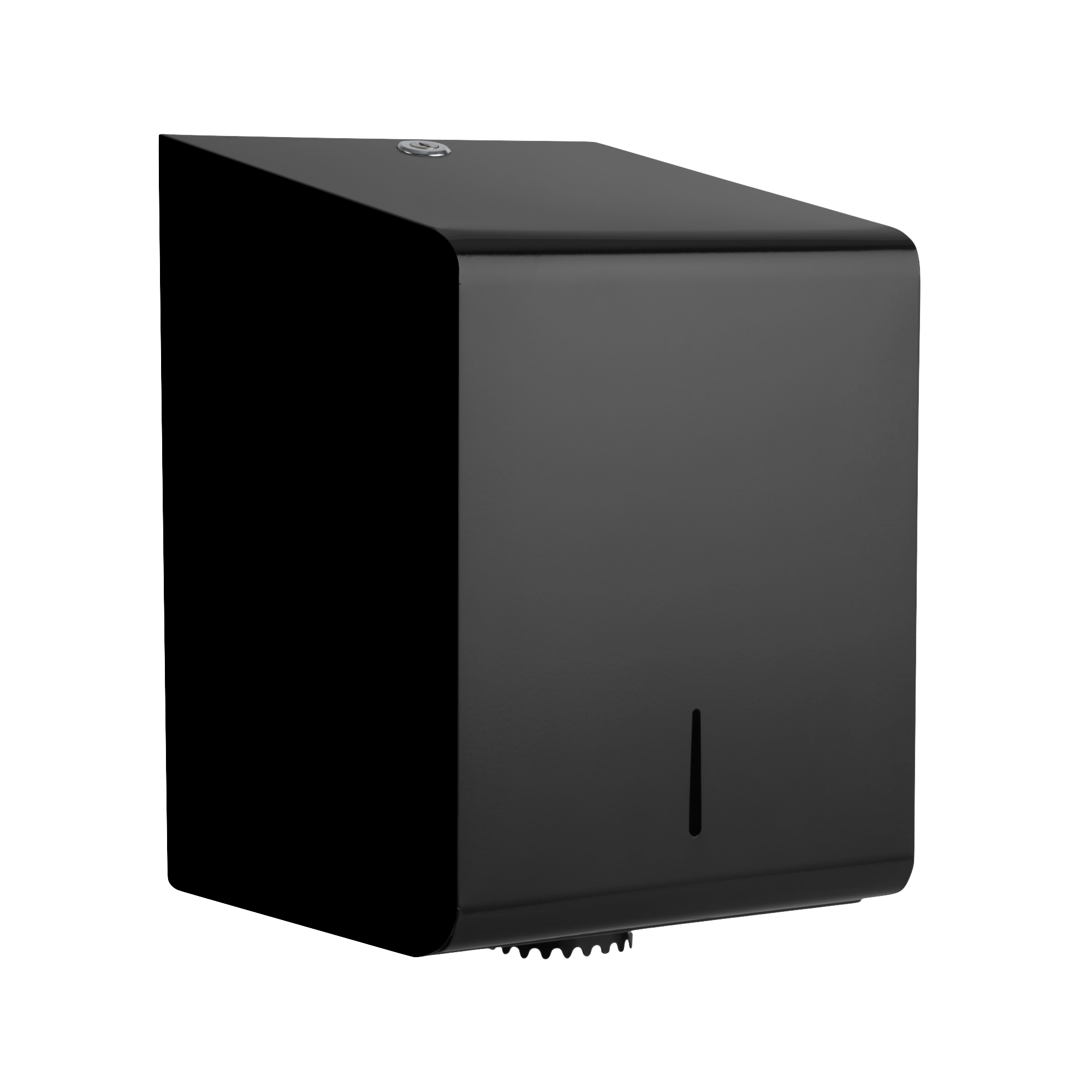 Papieren dispenser voor centrefeed rollen van staal