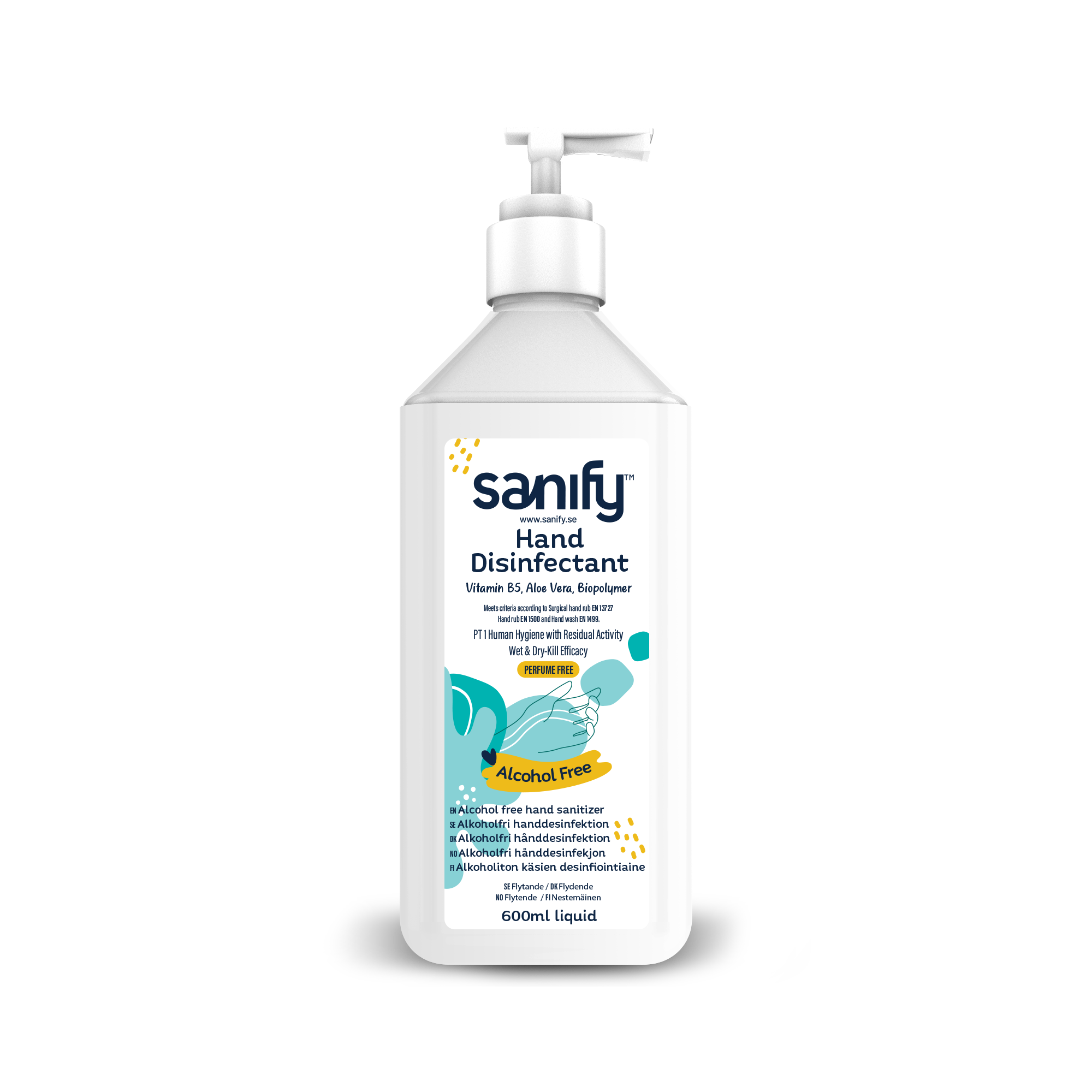 Sanify 600ml water-based hand sanitizer